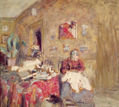 Porträt der Mutter des Künstlers von Edouard Vuillard